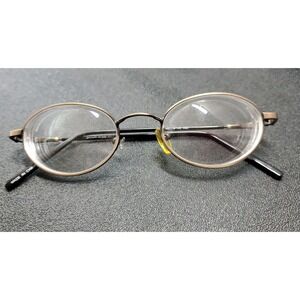 Baron Eyewear Eyeglass Frames Metal 48 18-140 ABZ Oval Bronze A7035 CE